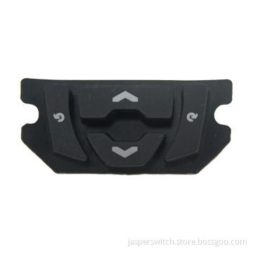 Customized 4-key rubber keypad for electronic and medical products